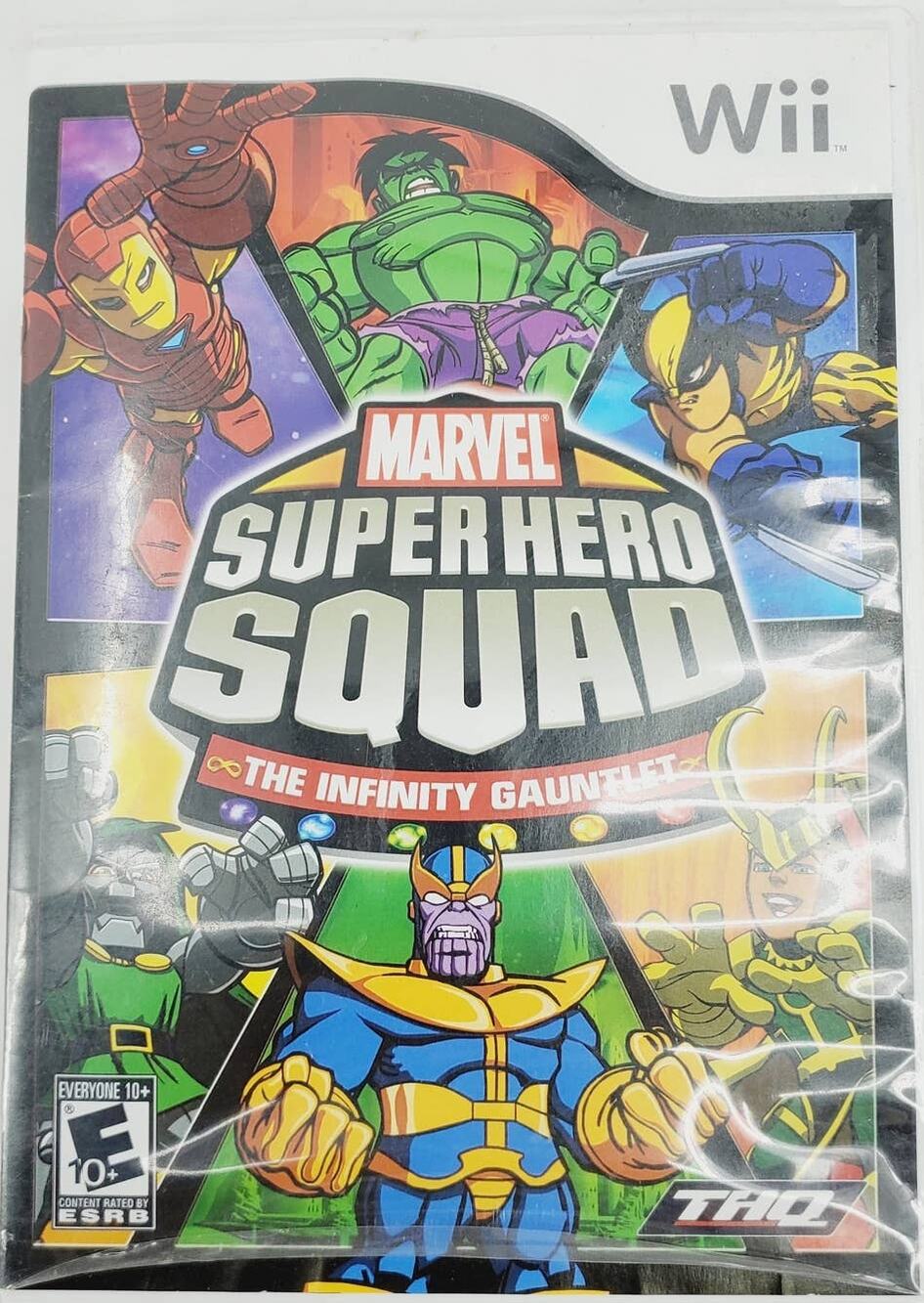 Marvel Super Hero Squad The Infinity Gaunlet Nintendo Wii 2010 Video Game TESTED